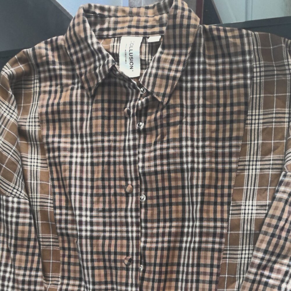 Women’s Collusion Boxy Shirt Size 10 Great Condition